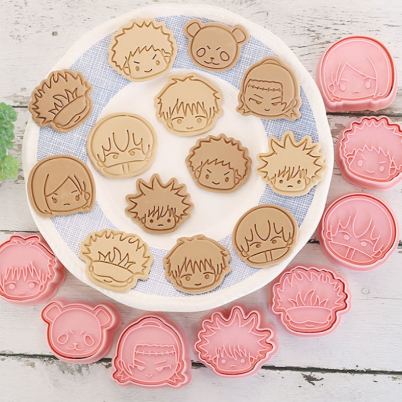 8pcs Jujutsu Kaisen Cake Cooki - огляд і ціна Baking Kitchen Set