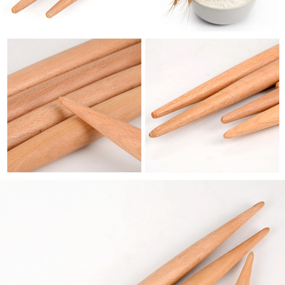 Wooden Rolling Pin Pointed Dou - огляд і ціна Kitchen Roller Baking