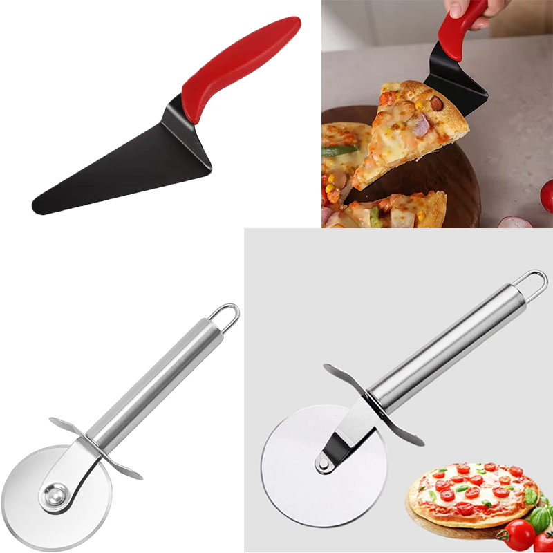 Stainless Steel Pizza Cutter W - огляд і ціна Baking Kitchen Set