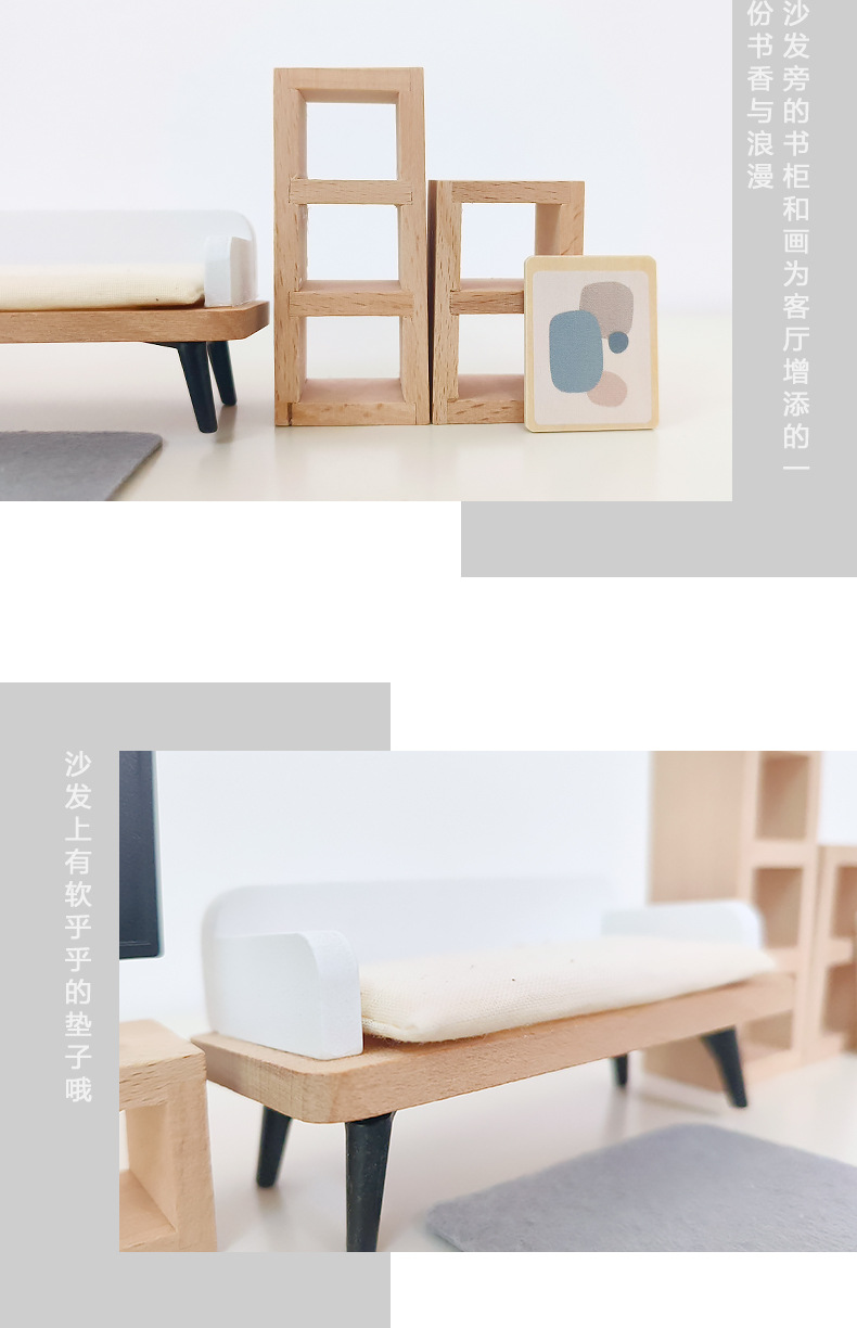 Modern dollhouse furniture kit - огляд і ціна Kitchen Uncle